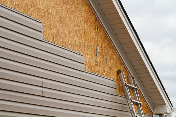Professional Vinyl Siding technician working in Windsor, VA